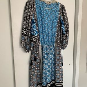 LOFT - Geometric print dress